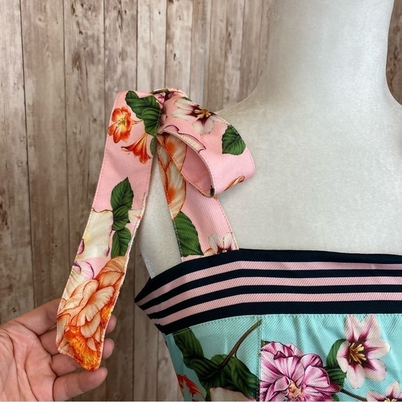 Agua Bendita Joaquina Floral Minidress Size Large - Picture 5 of 13